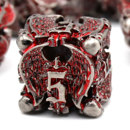 Dice Metal Dice Set (Angel Blood)