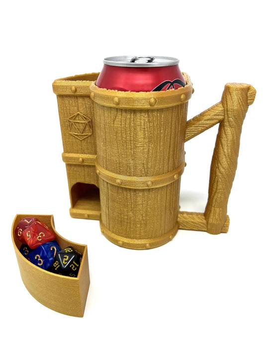 DiceMaster Cup - Mug & Tower - Includes 7 D20 Dice